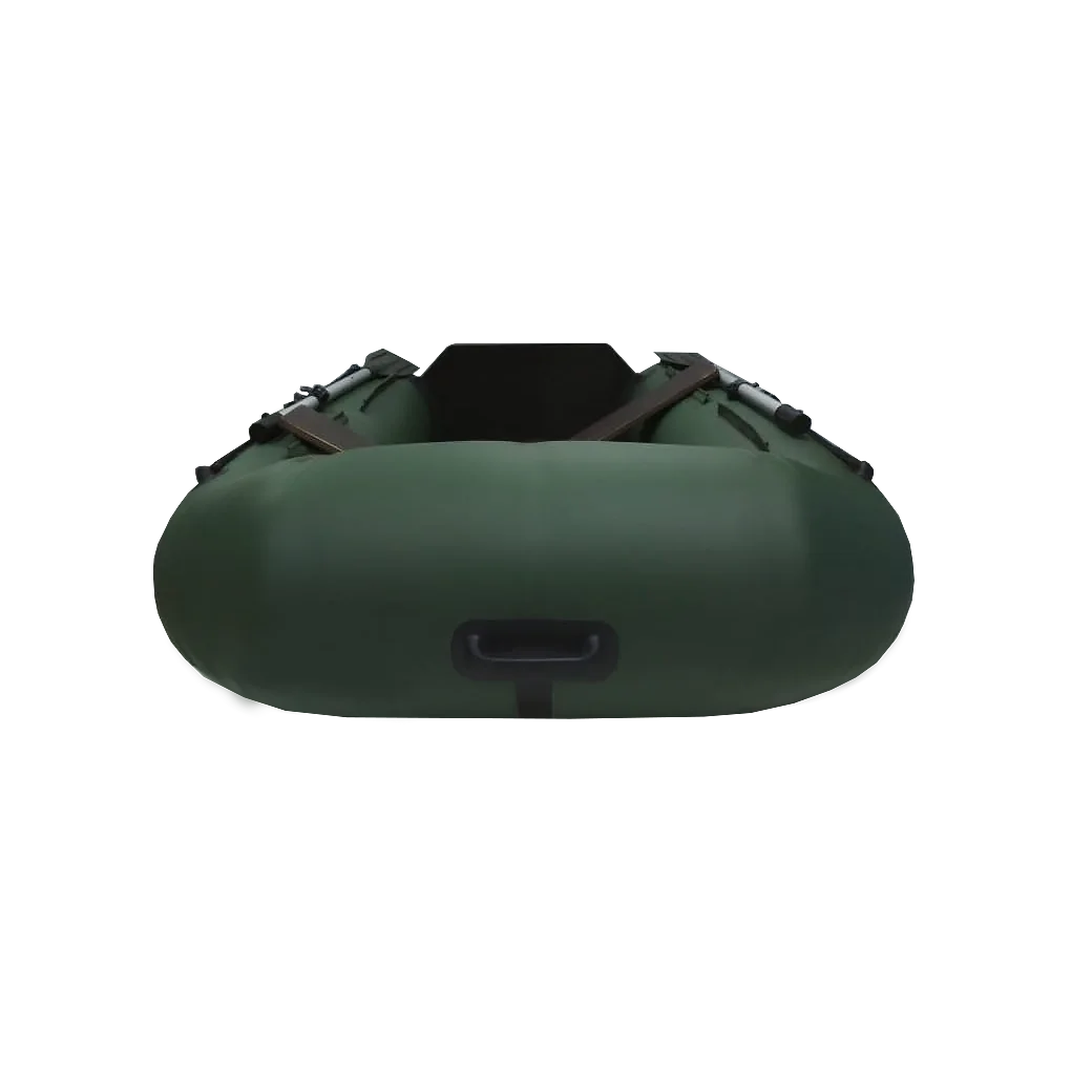 Надувная лодка из ПВХ с транцом под мотором двойная для рыбалки болота | Спорт и