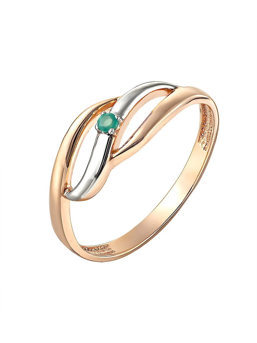 Кольцо SamoroDki Jewelry серебро 925пр золочение/родирование Корунд рубин Натуральный