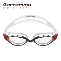 barracuda professional swimming goggles anti fog uv protection triathlon and open water adults men women 33925 white colors
