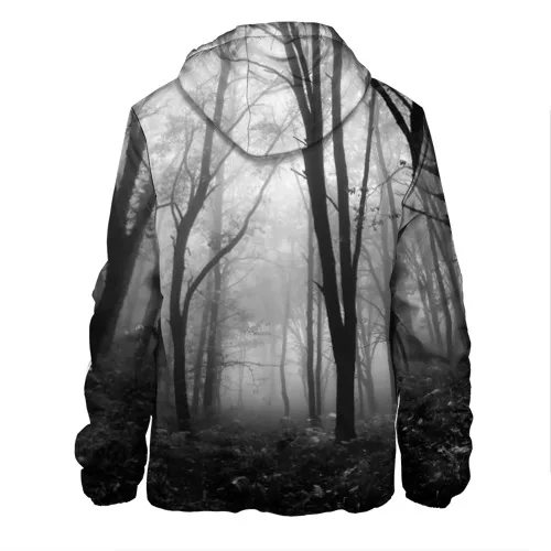 Мужская куртка 3D Туман в лесу | одежда