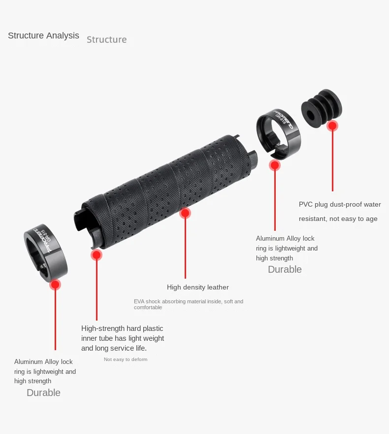

1Pair EVA Cycling Bicycle Outdoor MTB Mountain Bike Handlebar Cover Anti-slip Strong Support Bike Part