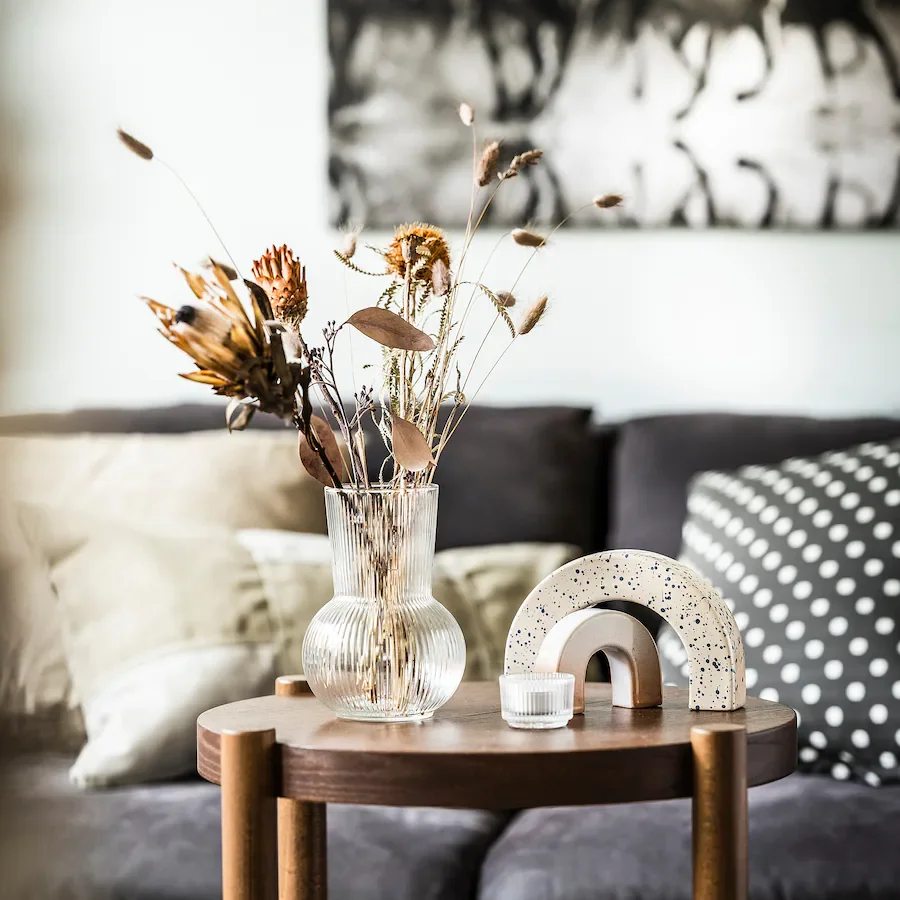 Clear glass designer flower vase home decor 2021 style Crystal | Дом и сад