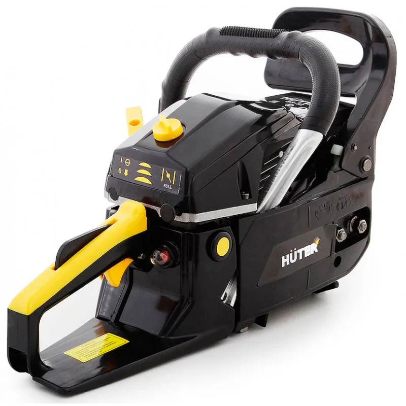 Petrol chain saw HUTER BS-52M 70/6/9 Saw wood Adjustable lubrication system Anti-vibration | Инструменты