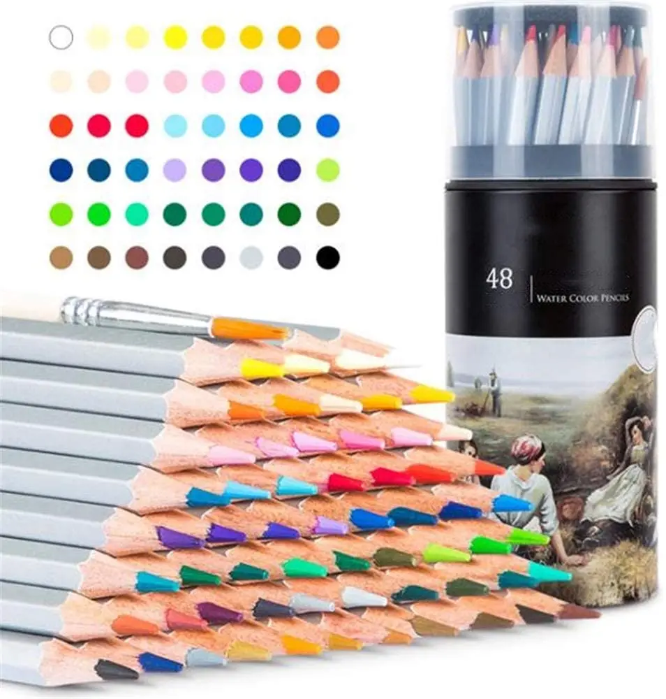 

Color Pencil Set 36 Colors Crayon Stationery Office School Supplies Colouring Pencils Painting Drawing Sketching Pencil Set