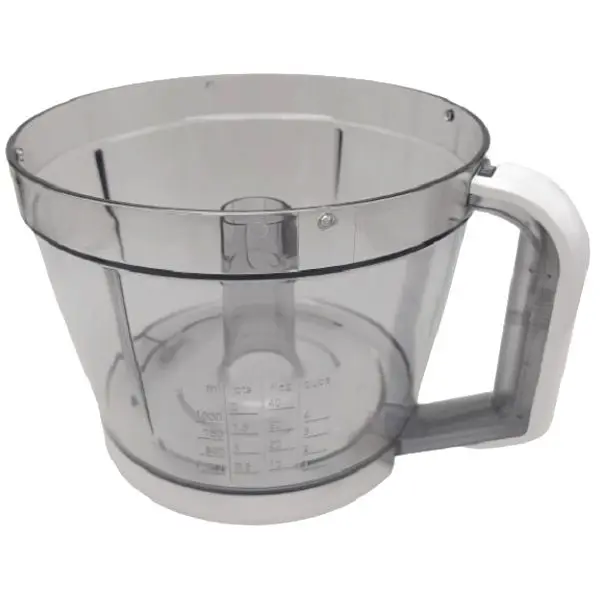 Bosch 00752266 чаша пластиковая с ручкой (белая) без крышки для кухонного комбайна MC812.. |