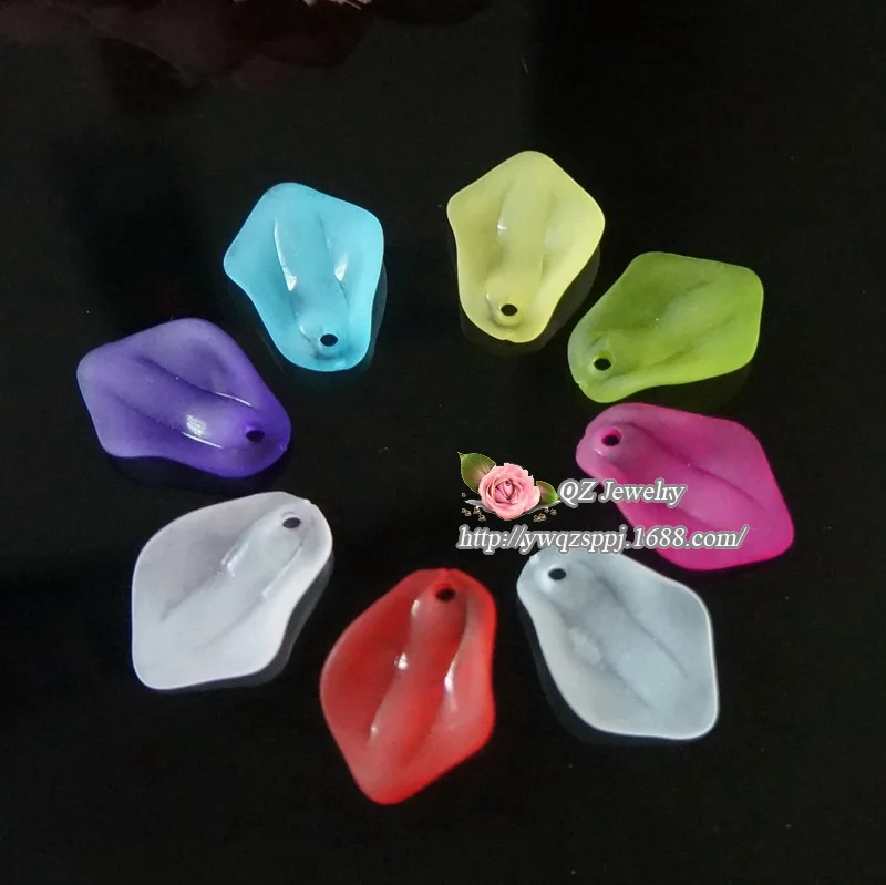 Матовые акриловые бусины в виде цветов сделай сам для изготовления ювелирных