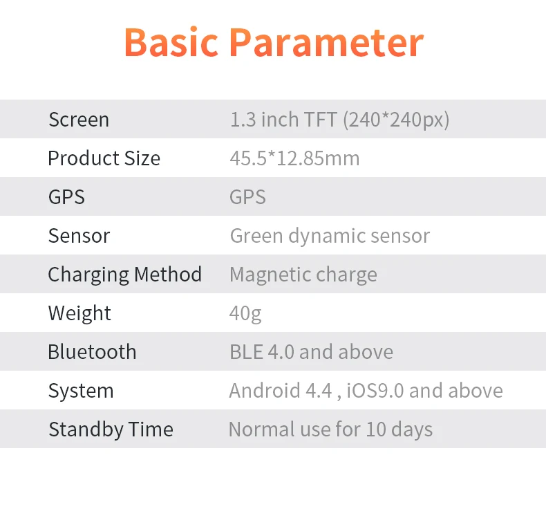 Accalia W13 умные часы gps фитнес-трекер для упражнений цели пульсометр