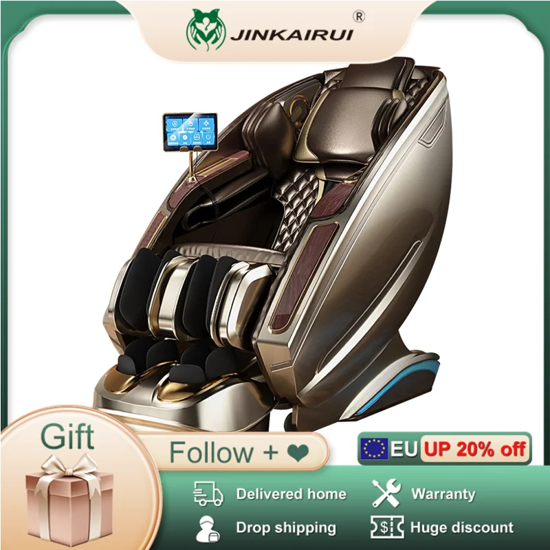 Jinkairui New SL Track Intelligent Manipulator Massage Chair Home Multifunctional Space Luxury Cabin Full-automatic Electric 4D