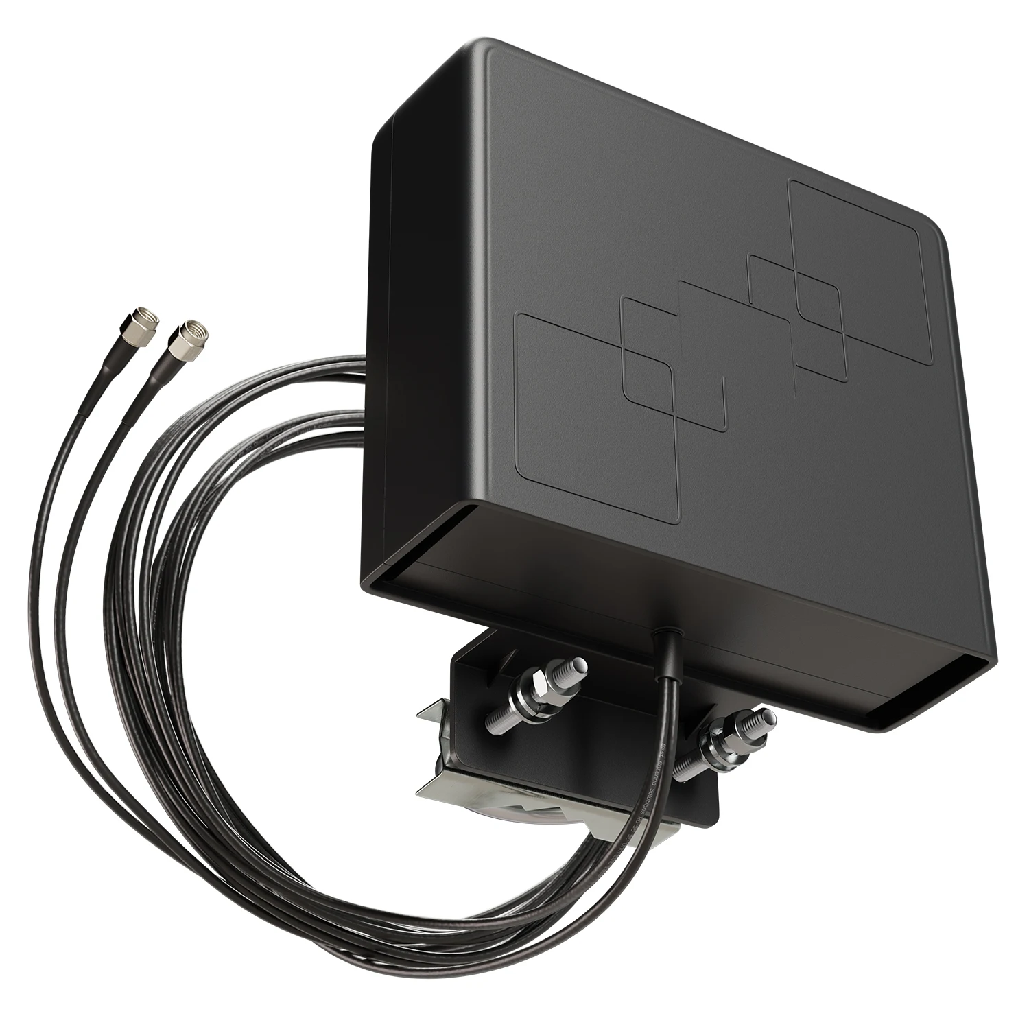 Indoor antenna flat MIMO indoor to gain 2G/3G/4G/5G with 2x0.5 meter SMA cable | Электроника