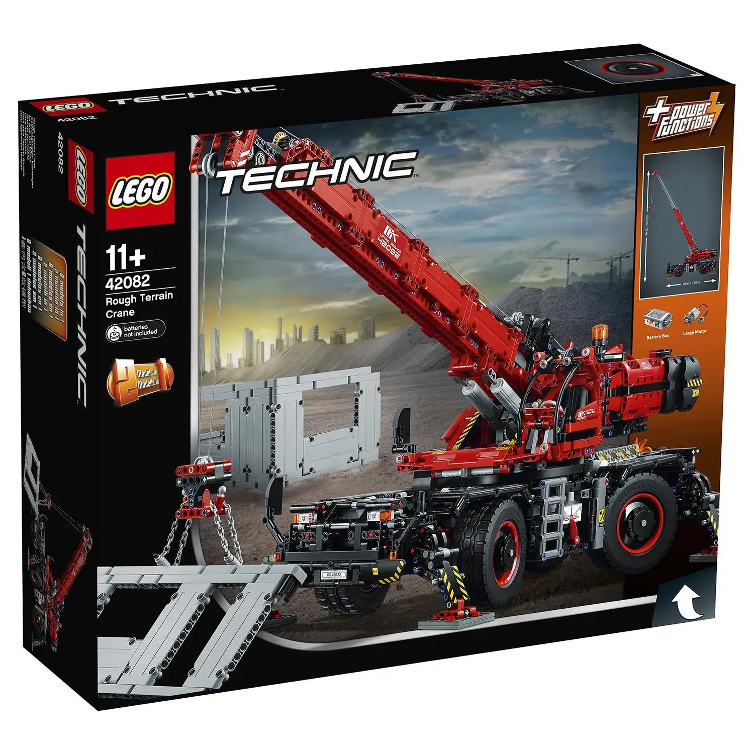 Электромеханический конструктор LEGO Technic 42082 Подъёмный кран для пересечённой