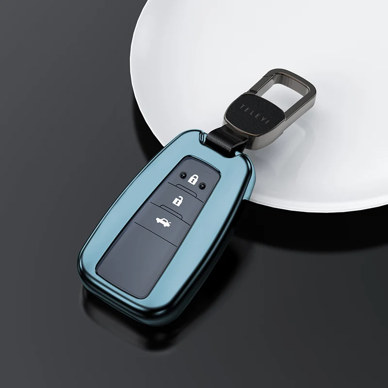 

Car Key Keychain Case Cover For Toyota CHR RAV4 2018 2019 2020 2021 Cute Accessoire Voiture Holder Shell