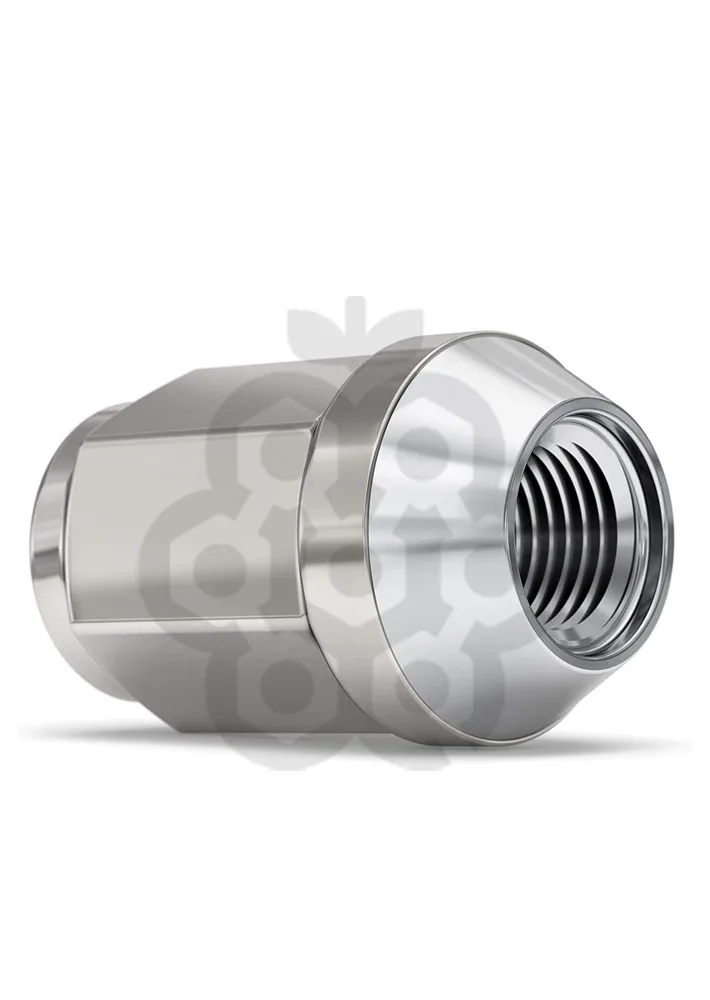 Nut wheel m12x1. 5 Length = 35mm wrench 21mm closed cone 60 ° Chrome |