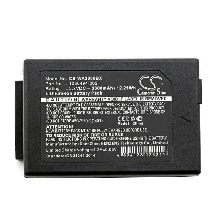 

Cameron Sino 3300mAh Battery Motorola WorkAbout Pro G1 G2,1050494-002.etc
