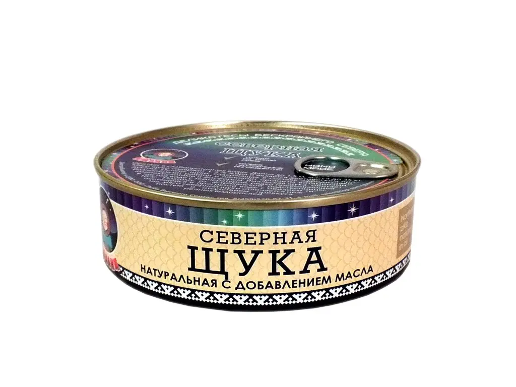 Щука натуральная с добавлением масла 240 гр