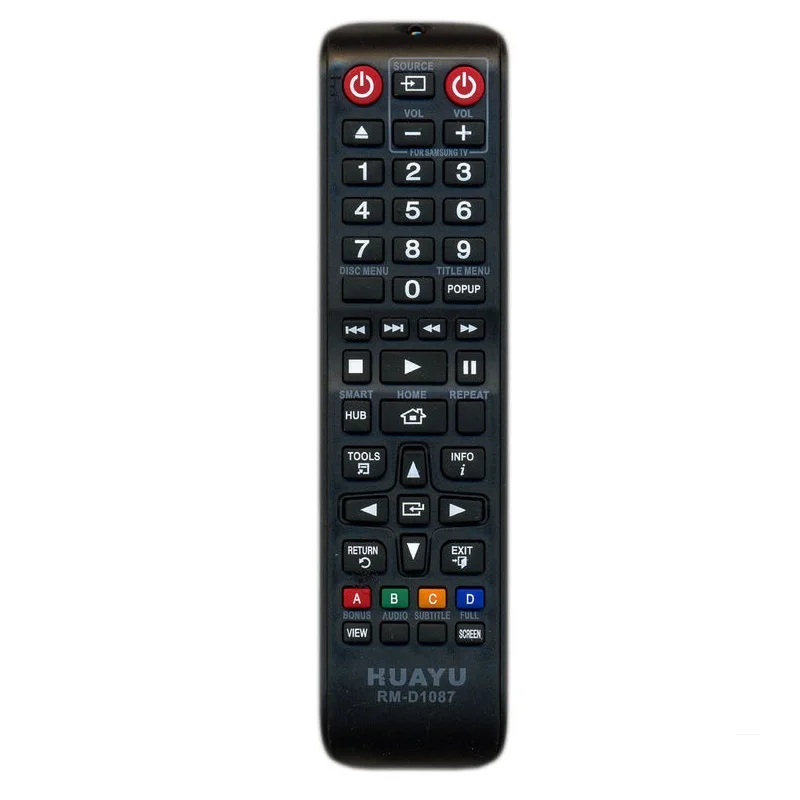 Пульт ДУ универсальный HUAYU для Samsung RM D1087 Blu ray AK59 00104R 00125A 00143A 00148A 00149A BD P1580|Пульты ДУ|