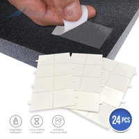 arrowzoom 24 pcs pack acoustic foam panel easy mounting sticky tabs double sided tapes adhesive tape kk1207