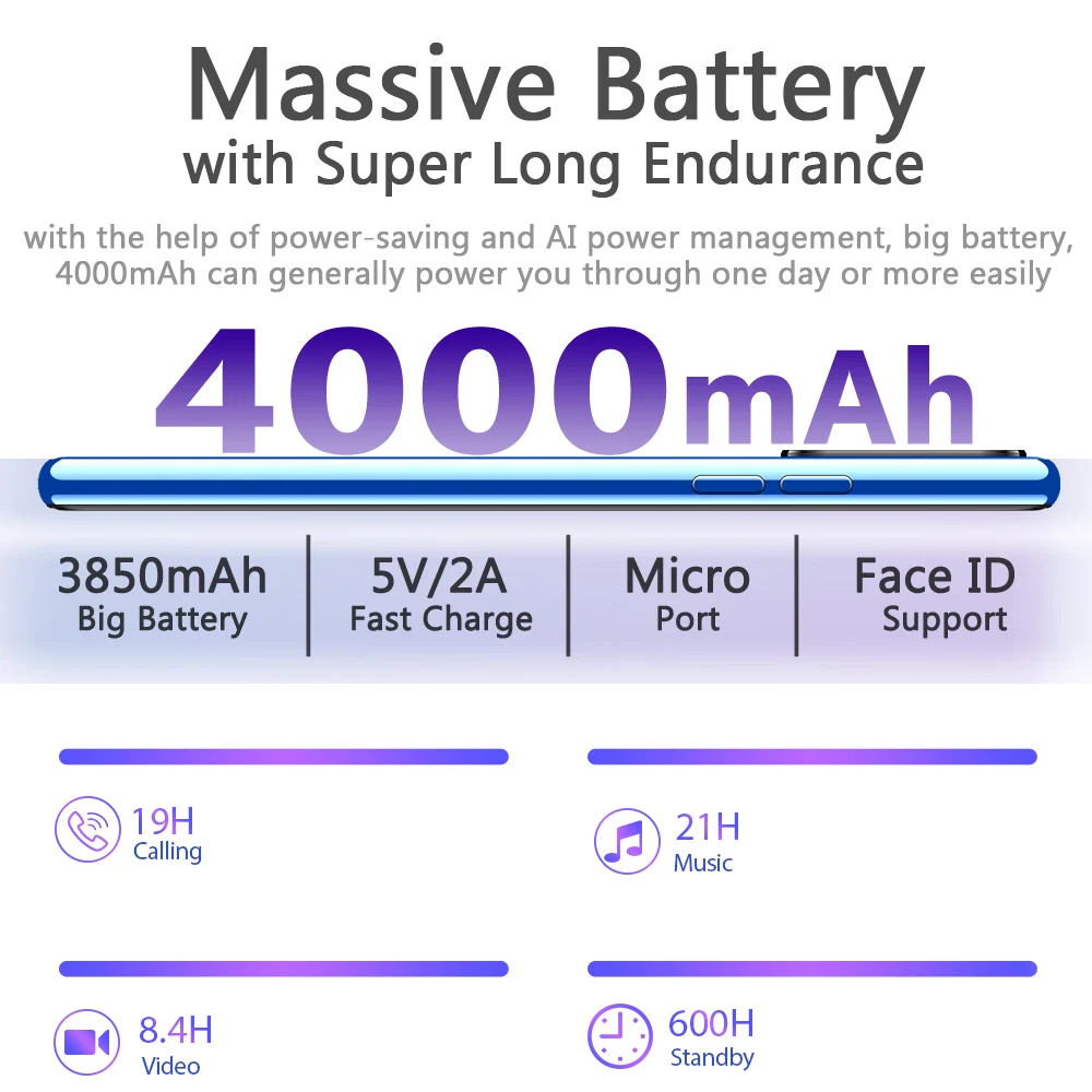 Смартфон Note 10 Pro 4 + 64 ГБ 4000 мА ч Android 7 0 LTE 13 МП |