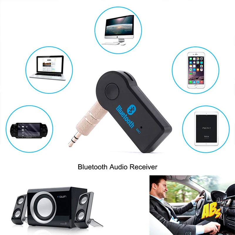 Bluetooth адаптер беспроводной автомобильный приемник 3 5 Jack для музыки разговоров