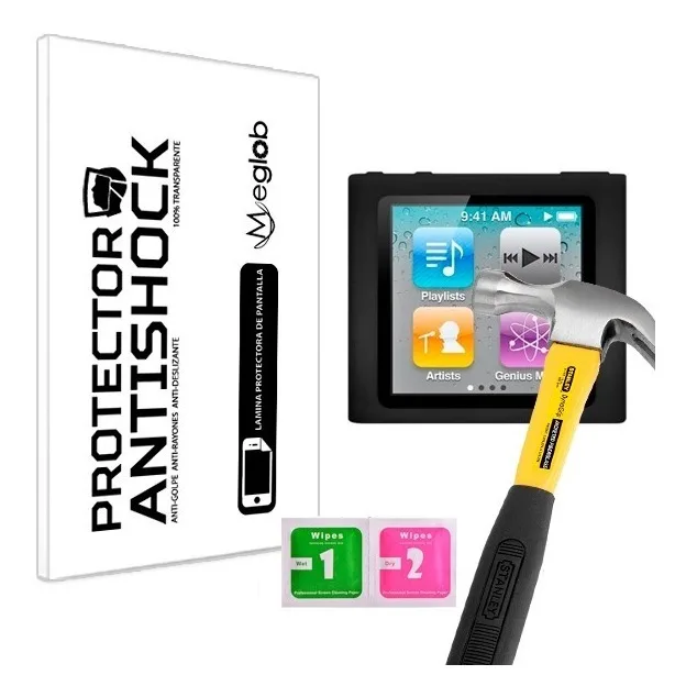 Защита для экрана Противоударная защита от царапин Совместимость с Apple iPod Nano 6 -