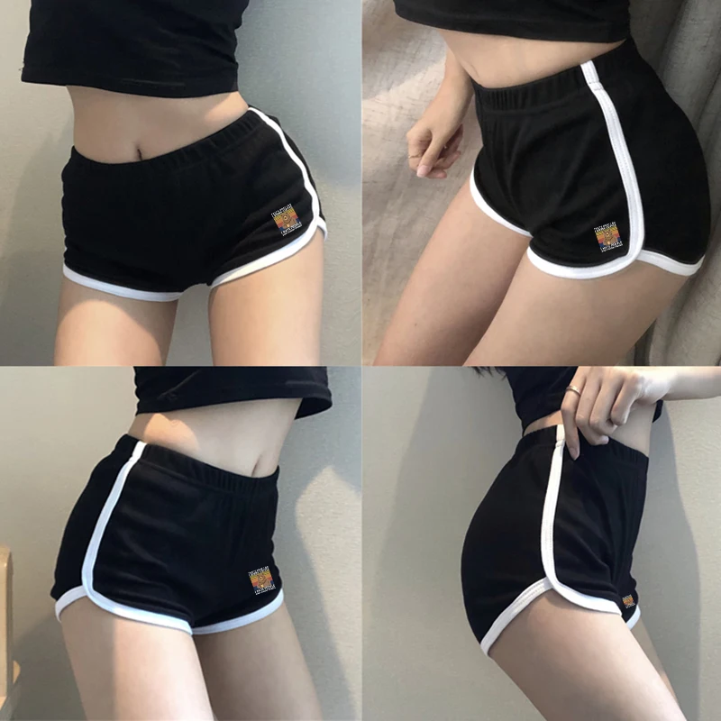 

Women Summer Hot Shorts Comfort Elastic Waist Athletic Beach Running Workout Yoga Butt Lifting Printed Teapot Bear Anime Shorts