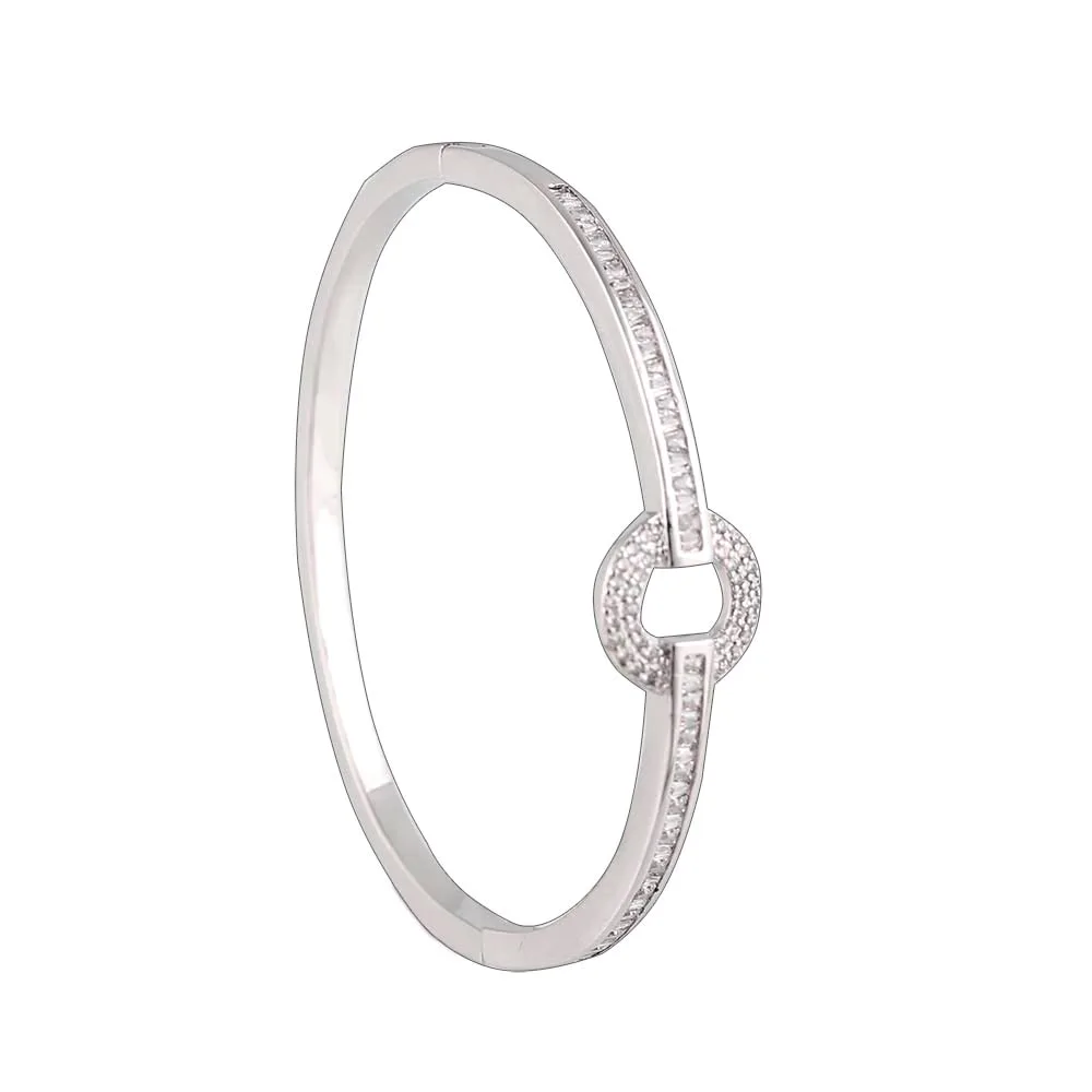 

Light Luxury Diamond Geometric Circle Bracelet