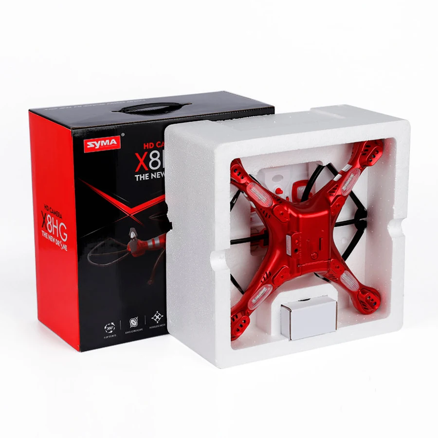Квадрокоптер Syma X8HG с камерой Full HD экшн камера встроенный барометр мощные