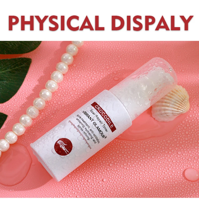 Уход за кожей лица крокодила тонера ремонт шрамов Сыворотка для удаления рубцов