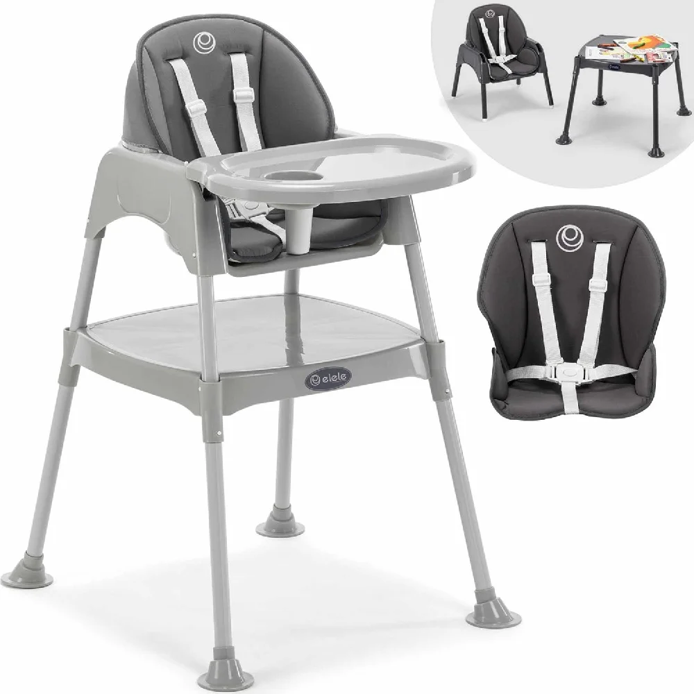 Учебный стол 3 в 1, стульчик для высоких стульев, портативный обеденный стул, детский стол для активного отдыха, Детские аксессуары, мебель, к...