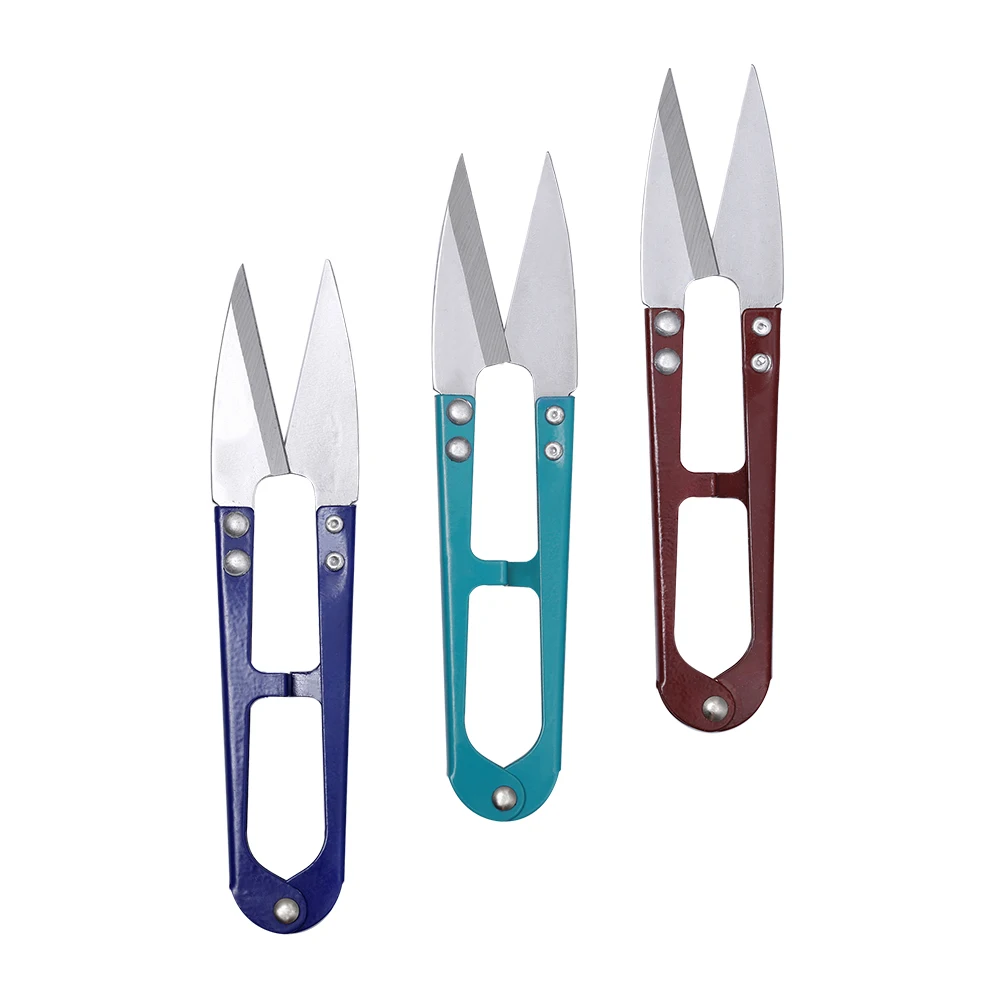

U Sewing Scissors Yarn Shears Cutting Sewing Scissors Thread Scissors Mini Small Snips Trimming Nipper Embroidery Tool