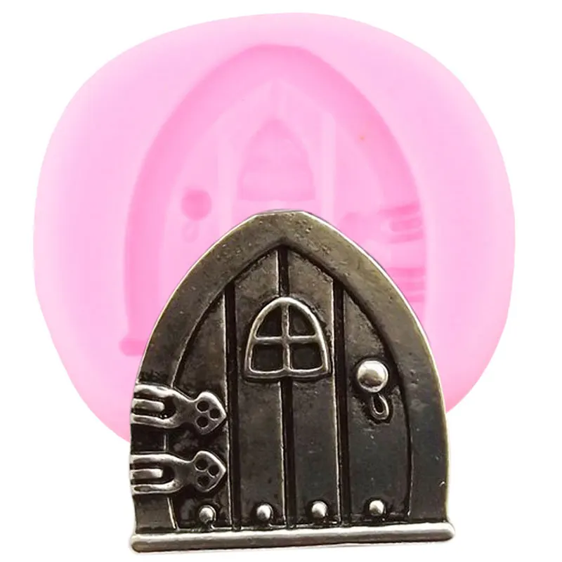 

Форма для помадки в виде двери кекса, бордюр для торта, силиконовая форма, инструменты для украшения торта, «сделай сам», формы для конфет, по...