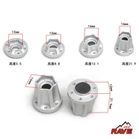 lesu rave 8 8mm height metal wheel adapter connection for 110 rc crawler car scx10 jeep toys model building parts th17951 smt3
