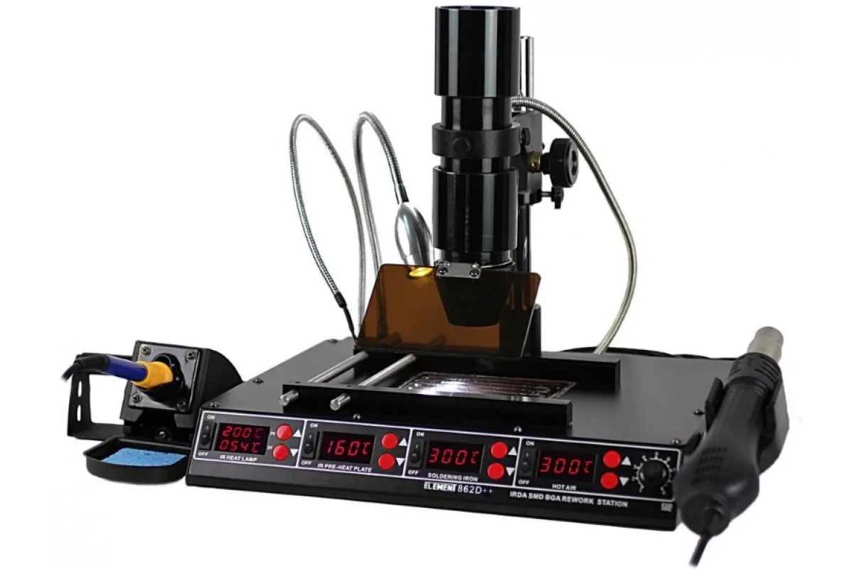 Паяльная станция инфракрасная ELEMENT 862D++. |