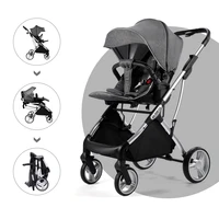 newborn stroller baby accessories travel portable high landscape stroller with aluminum frame