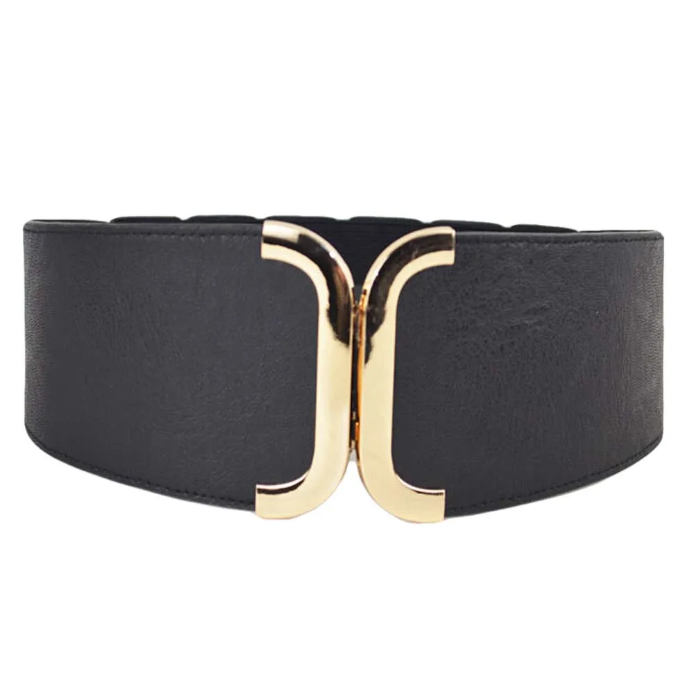 Женский широкий эластичный пояс стрейч карандаш Вечерние кожаные аксессуары для