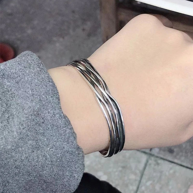 

Open Adjustable Bracelet Jewelry Couples Bangles Charm Bracelets For Women Men Boys Lady Girls Lover Female Valentine's Day Gift