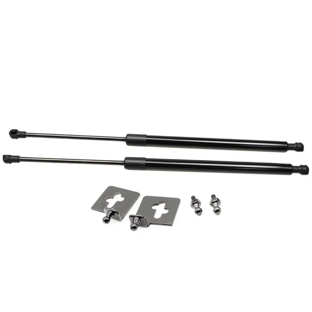 normal black Для Mitsubishi Pajero/Montero Sport 2009- 4x4 аксессуары для звукоснимателя передний капот газовые стойки подъемная поддержка Газовый амортизатор - Цвет: normal black