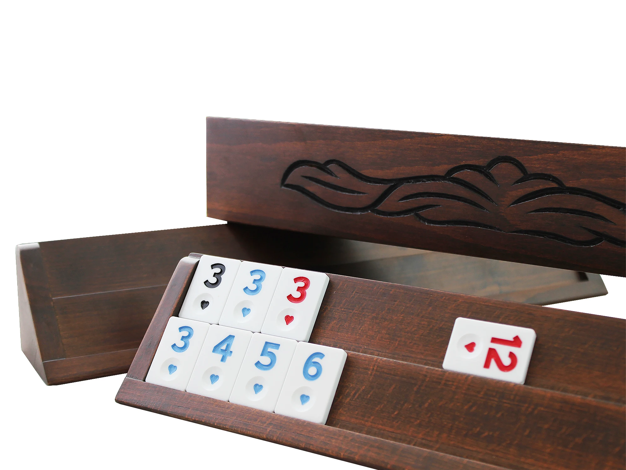 Персонализированный Набор руммовых кубиков руммикуб настольная игра держатели