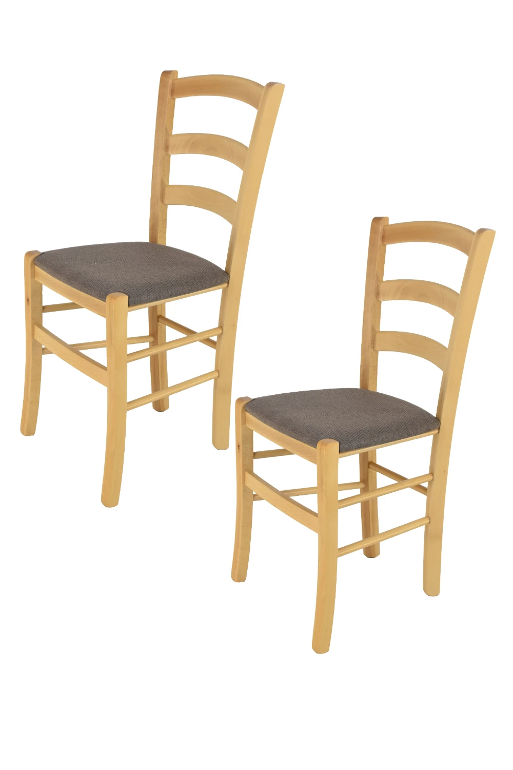 Tommychairs-набор из 2 стульев Venice для кухни структура бука в натуральный цвет и