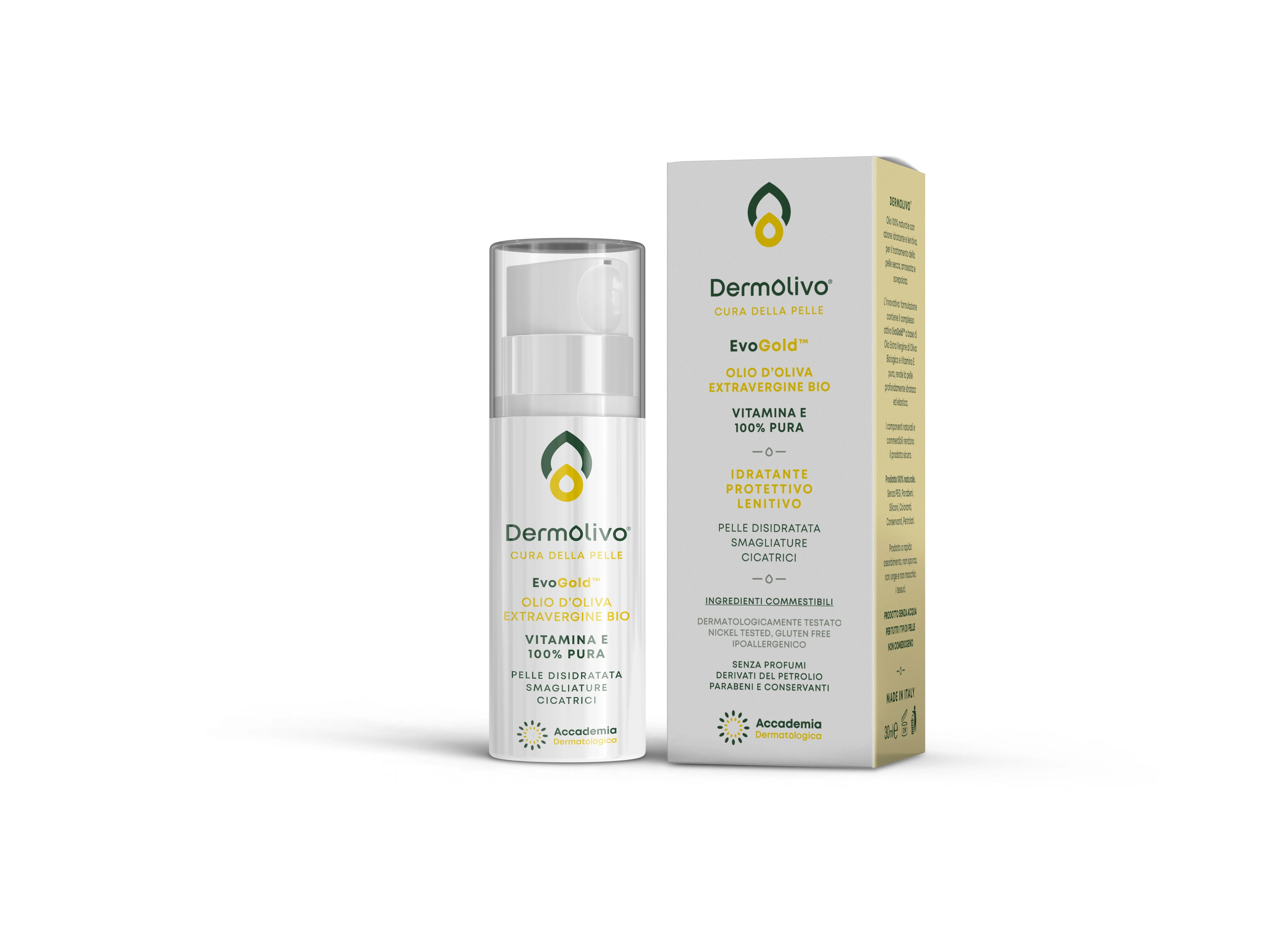 Dermolivo очищающее масло для тела оливковое Экстра девственницы и витамин е | Масла