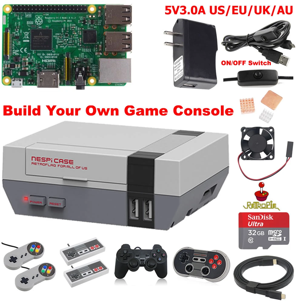 Raspberry Pi 3 Model B игровой комплект G3B01