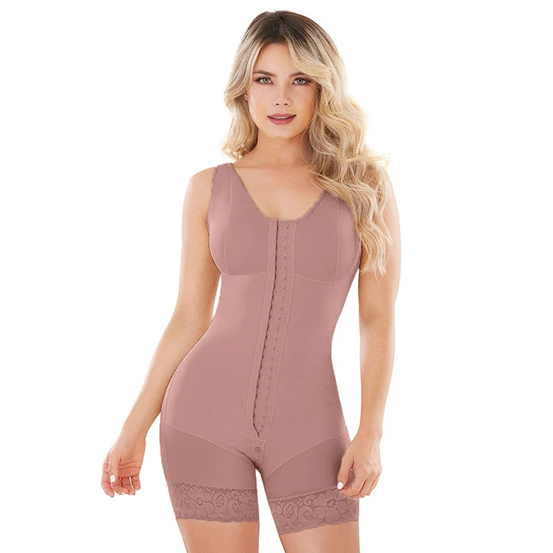 Fajas Full Body Shaper Skims Shapewear Women's Binders and Shapers Postpartum Girdles Bbl Body Shaper Zipper Open Bust Bodysuit
