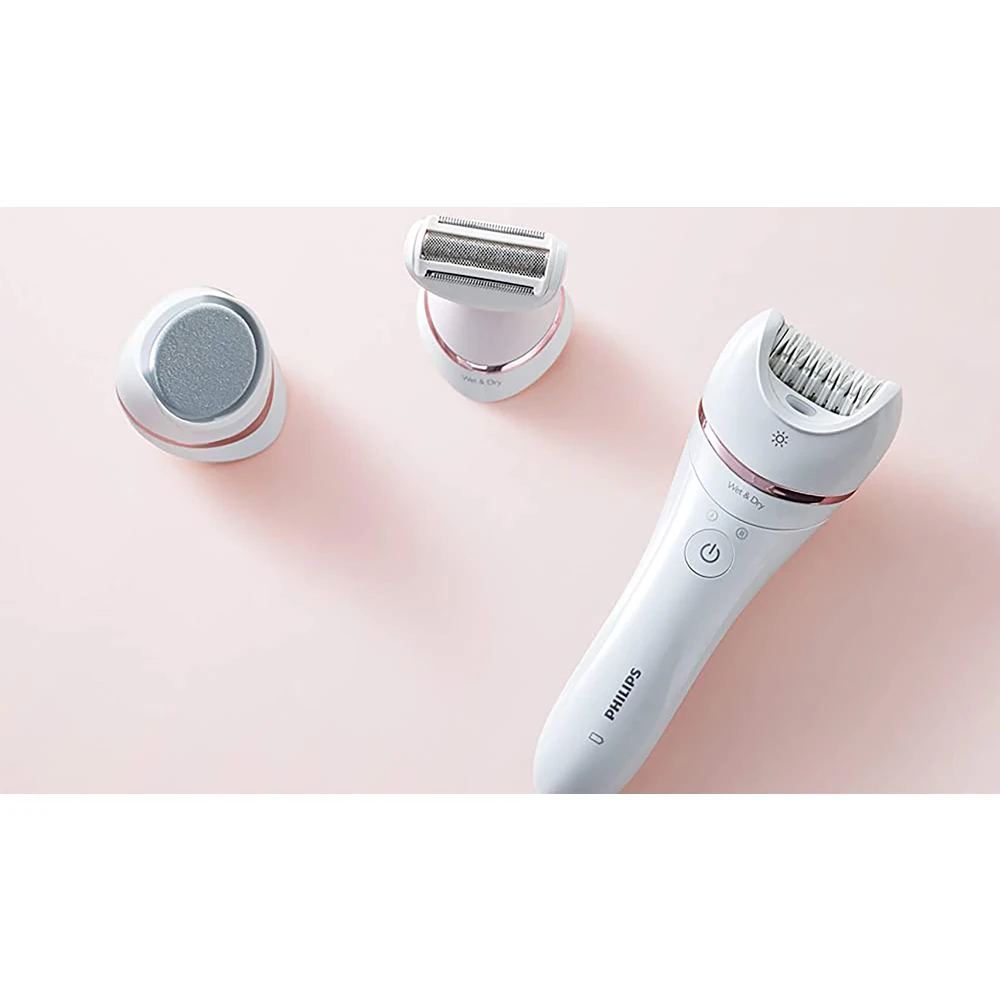 

Philips BRE720 / 05 Wet Dry Epilator,Powerful and Sensitive,7 Accessories,Extra Wide Epilator Head, Ergonomic Design Easy to Use