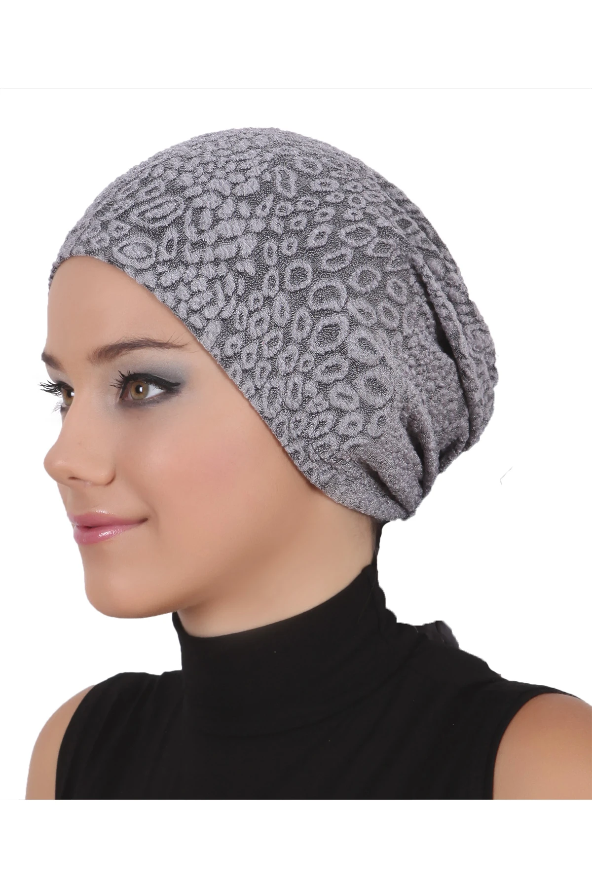 2022 New Fashion Brocade Inner Ready Made Turban Hijab Bonnet Scarf Women Beret Muslim Chemo Ramadan Abaya Veil Instant Jilbab Cancer Cap All Season Pearl Bead Custom Design