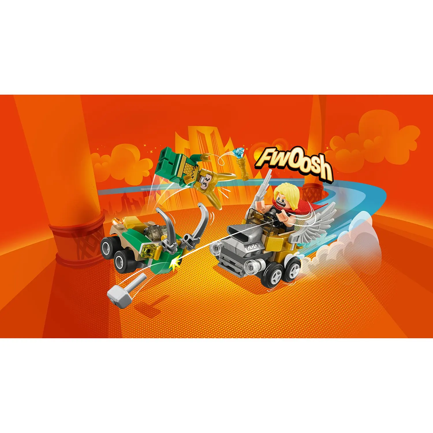 Конструктор LEGO Mighty Micros: Тор против Локи Super Heroes (76091)|Блочные конструкторы| |