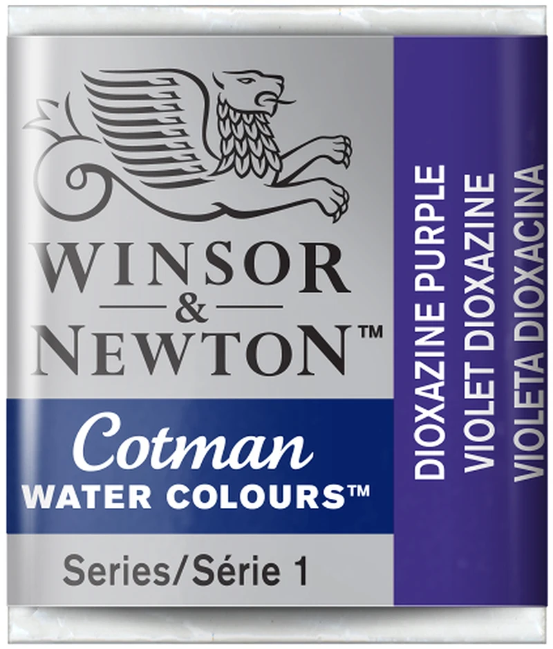 Watercolor Art professional Winsor &amp Newton &quotCotman&quot 1 PCs-cuvette. Purple диоксазин |