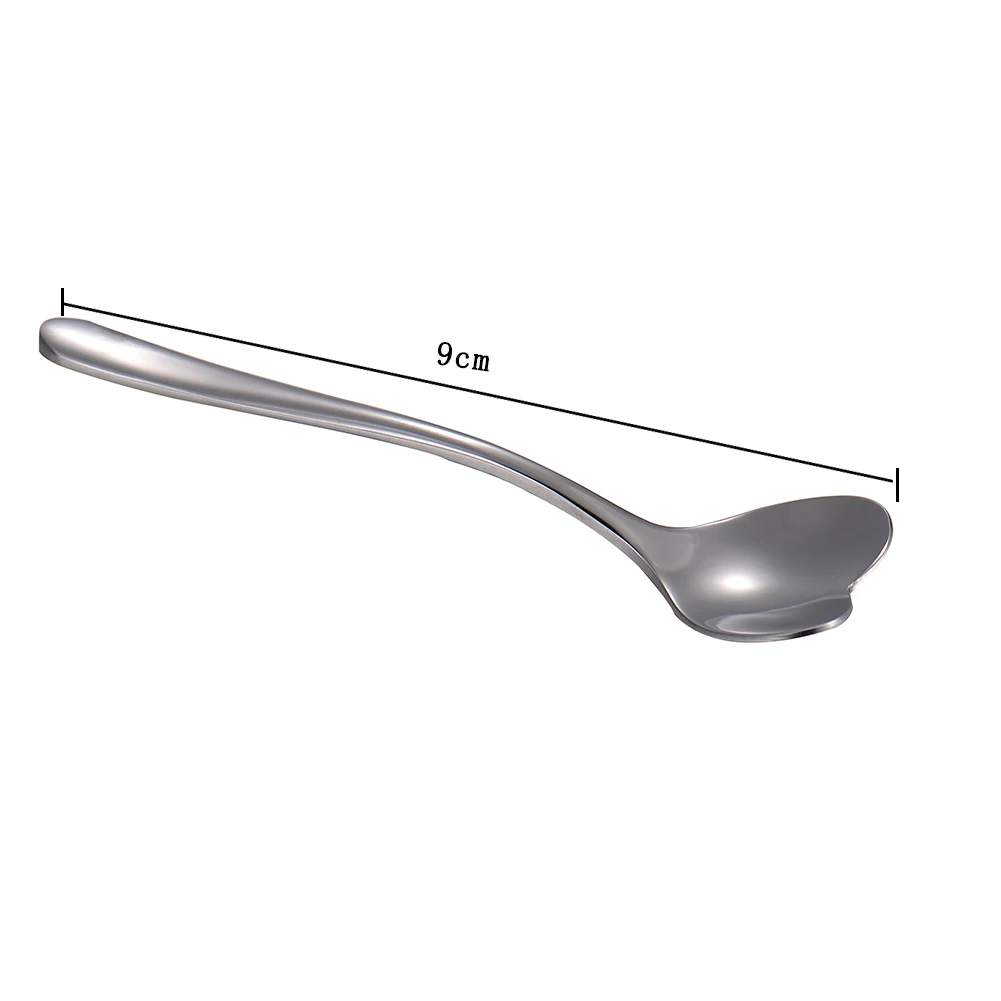 

Love-heart Type Stainless Steel Coffee Spoon Mixing Spoon Creative Dessert Spoon Salt Seasoning Spices Spoon