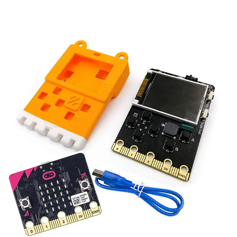 Elecrow Kittenbot Meowbit программируемая игровая консоль для microsoft Makecode с 1,8 дюймовым сменный экран Micro: bit макетная плата