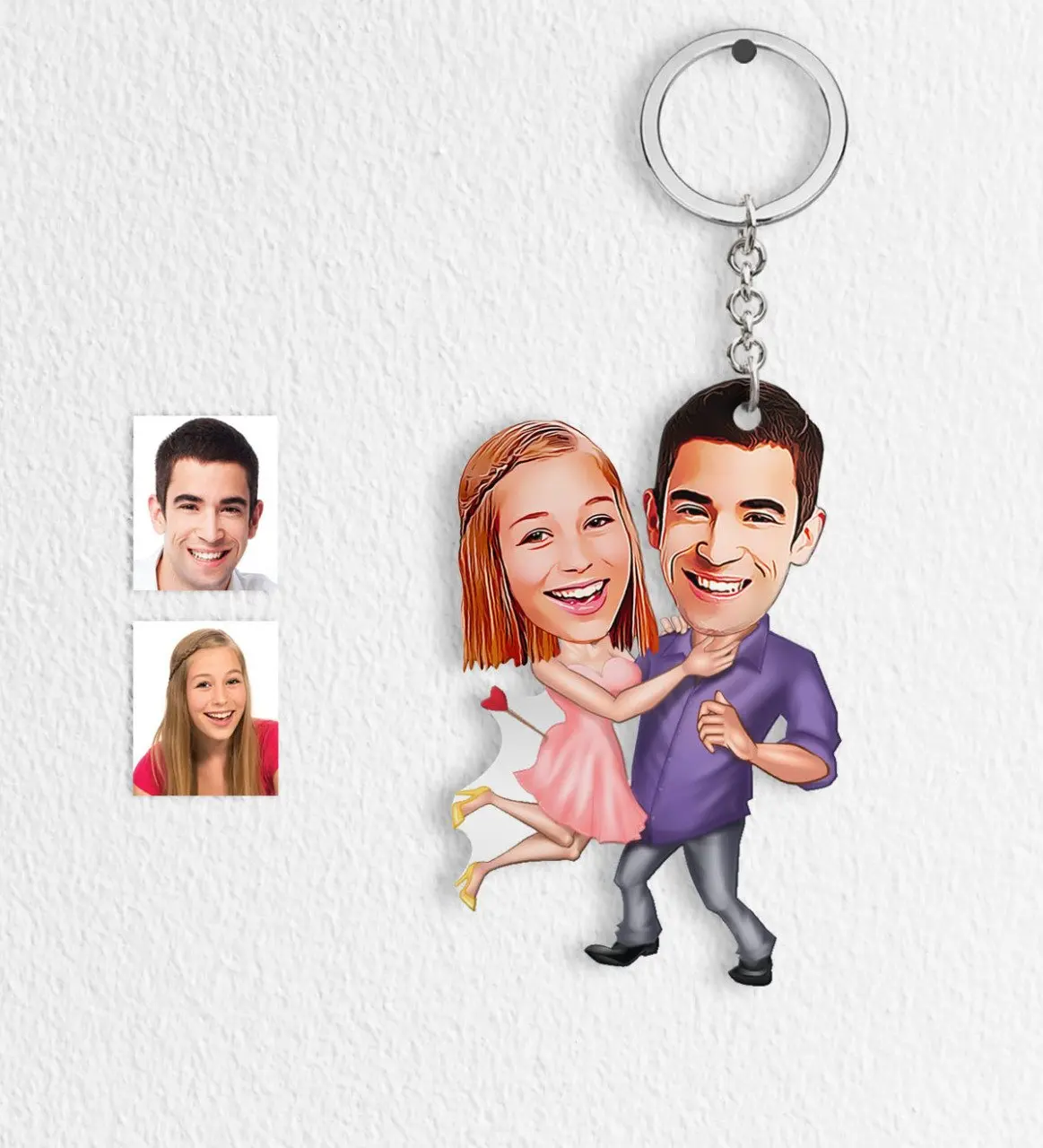 

Персонализированные на День святого Валентина с Keychain-3