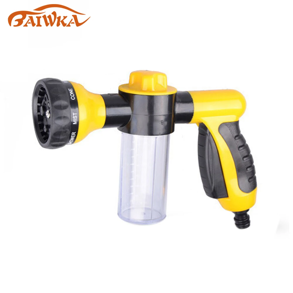 

Car Washer Water Spray Gun Automatic Foaming Car Cleaner High Pressure Gun Nozzle Garden Hose Water Gun Sprinkler Foam Water Gun
