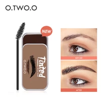 o two o eyebrow soap pigment brow gel with brush 4 colors waterproof long lasting feathery brow sculpt lift soap for eyebrows